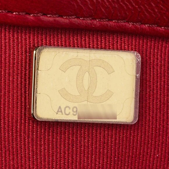 Chanel Dark Red Quilted Shiny Lambskin Quilted Multi Stand Flap Bag - Picture 8 of 9